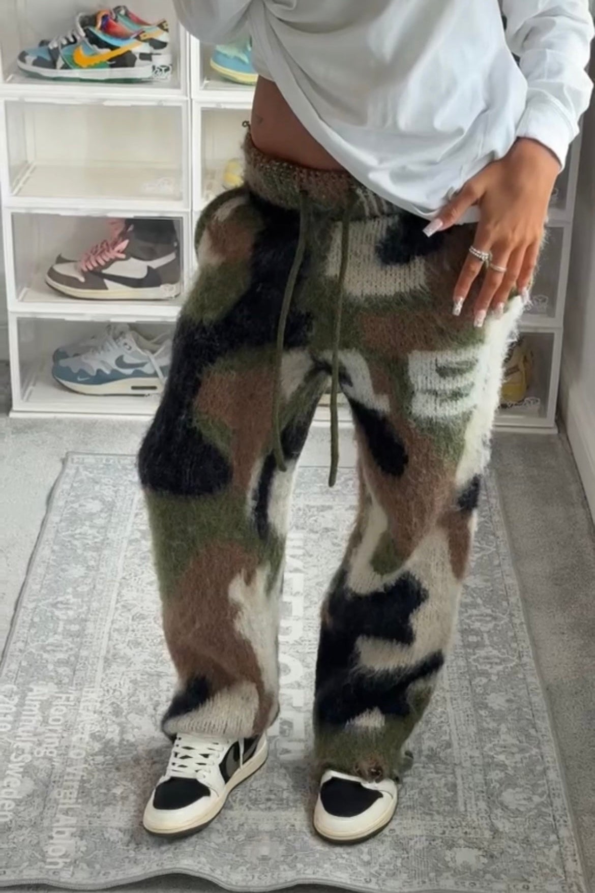 Mohair Camo Pants